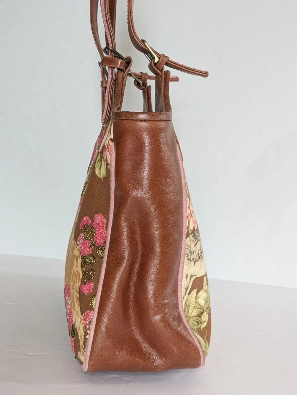 Isabella Fiori Embellished Cocker Spaniel and Terrier Shoulder Bag